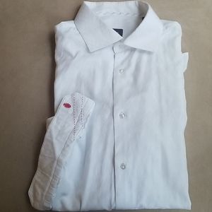 Robert Graham 17 White Button Down Shirt